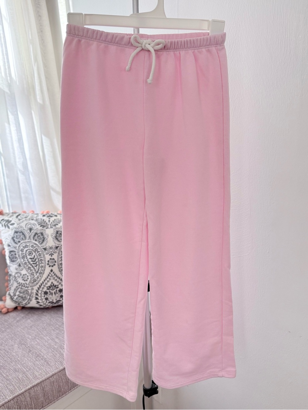 art class - Kids Soft Pink Drawstring Pajama Pants - Size M8